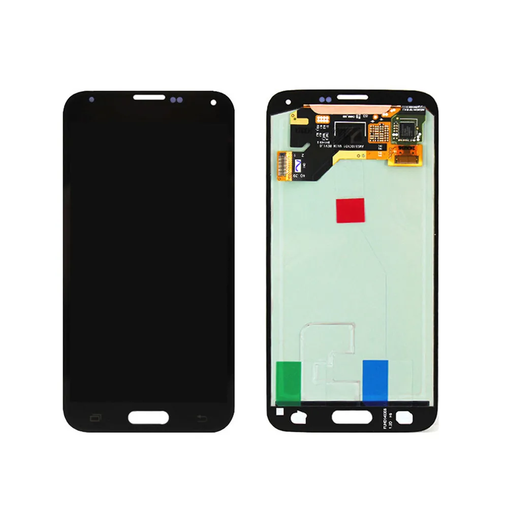 Black Для samsung Galaxy S5 G900 i9600 G900A G900M G900F G900T G900FD ЖК-дисплей Дисплей кодирующий преобразователь сенсорного экрана в сборе - Цвет: Black