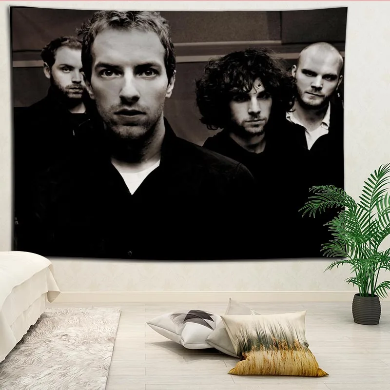 Coldplay гобелены висячая ткань фон настенное покрытие спальня ремонт кровать