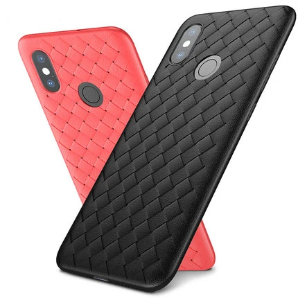 Чехол для Xiaomi Mi 8 8Se A2 Lite роскошный Плетеный защитный чехол BV с сеткой задняя