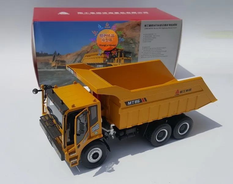 Коллекционная Игрушечная модель из сплава, подарок, 1:35, масштаб SDLG MT86, Сверхмощный Шахтный самосвал, Строительная техника, литая под давлением модель украшения