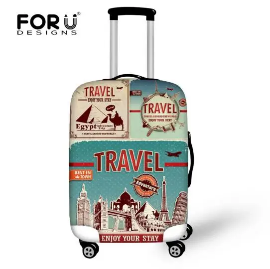 FORUDESIGNS, граффити, Радужный чехол для багажа, защитный эластичный Чехол для багажа для путешествий, пыленепроницаемый защитный чехол для чемоданов - Цвет: Z179