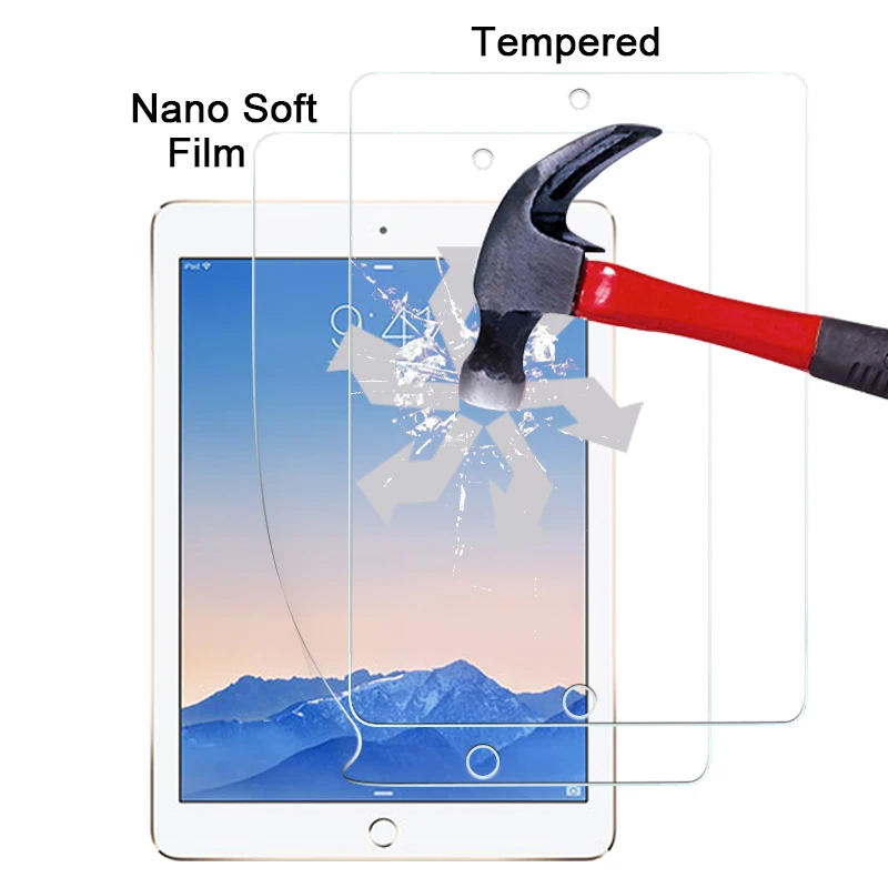 1 шт. лучшая взрывобезопасная нано мягкая пленка для ipad air 2 9," таб Водонепроницаемая Защитная пленка для экрана с розничной упаковкой
