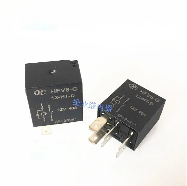 Автомобиля 12 V реле HFV6-G 12-HT-D HFV6G12HTD 12 V DC12V 12VDC 40a 4pin