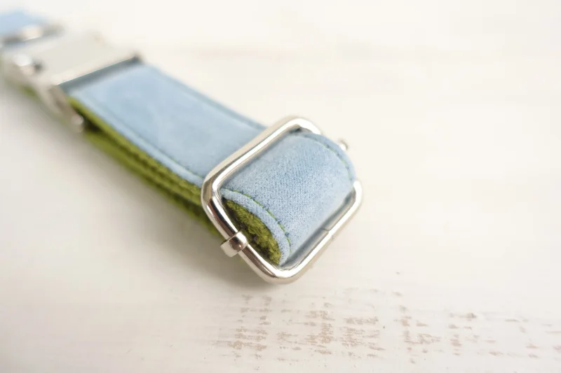 Ошейник MUTTCO 10 шт./лот оптовая продажа удобный самодельный ошейник с синим