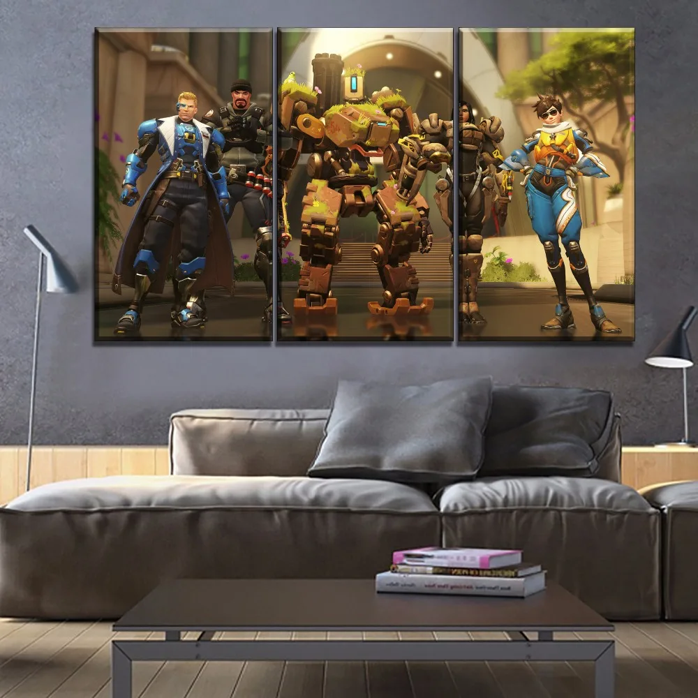 1 панель Overwatch Hero Game картина на высококачественном холсте тип печати стене