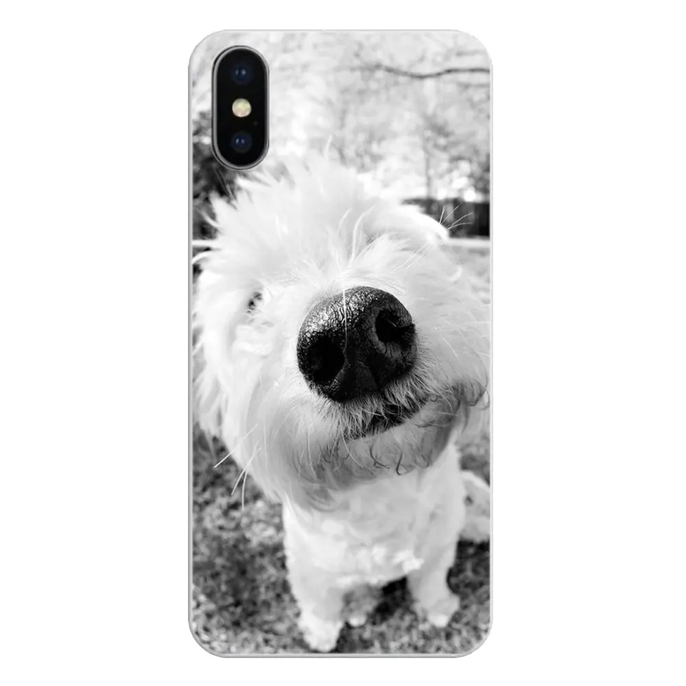 Силиконовый чехол для телефона iPod Touch iPhone 4 4S 5 5S 5C SE 6 6S 7 8 X XR XS Plus MAX I Love My Westie dog puppies