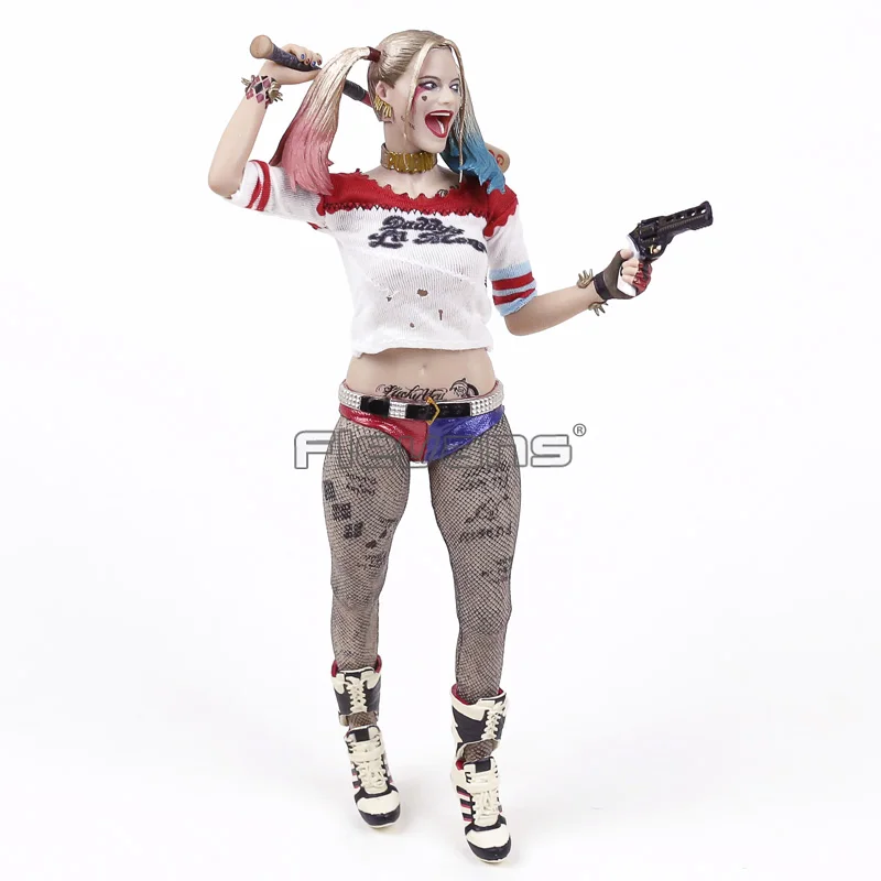Сумасшедший игрушечные лошадки отряд самоубийц Harley Квинн, Джокер 1/6 весы Коллекционная Фигурка модель игрушки(настоящая одежда