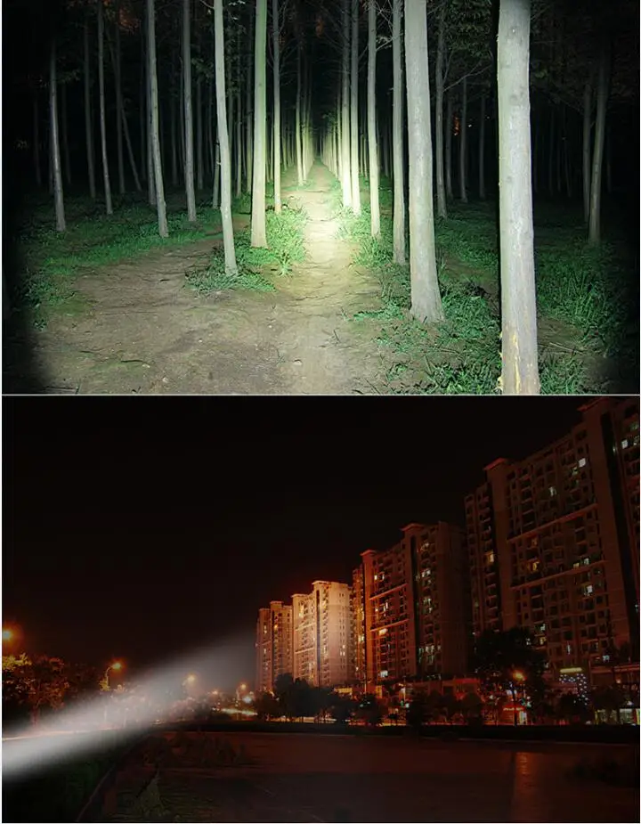 HobbyLane Outdoor Portable Strong Light LED Flashlight Telescopic Focusing Torchtorch AAA Rechargeable Battery | Лампы и освещение