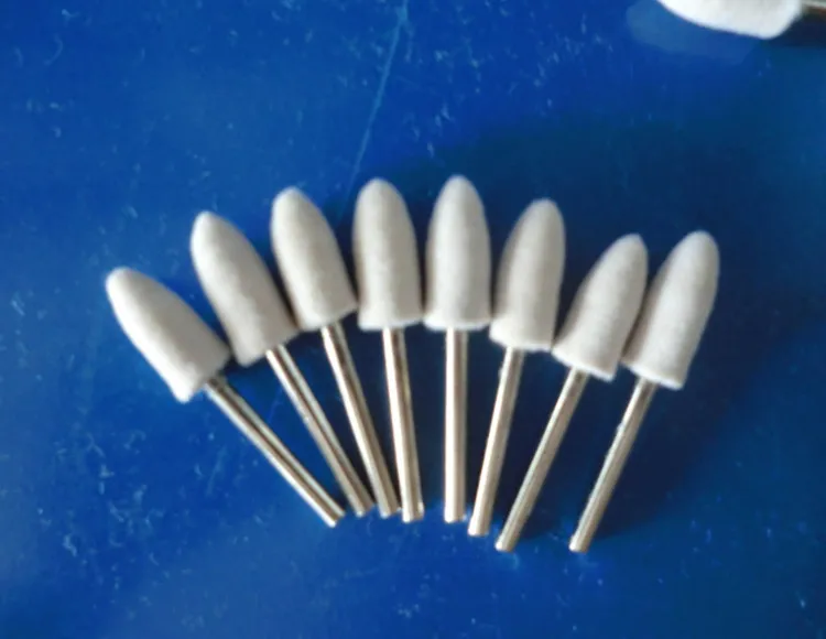 Насадка для вращающегося инструмента из шерстяного фетра конической формы 6 мм 50