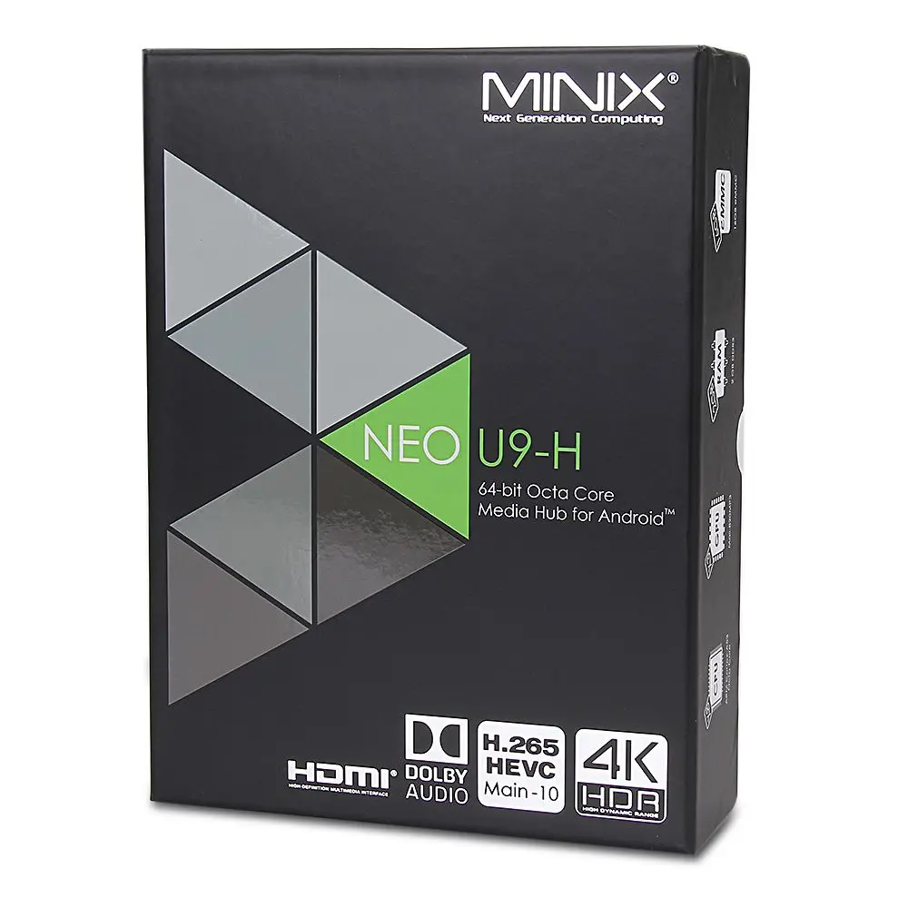 MINIX NEO U9-H Восьмиядерный Google TV приставка оборудование украшение 4K x 2K & Full 2160p H.265/HEVC