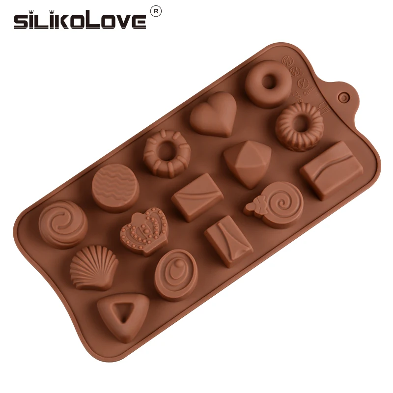 Силиконовые формы silicolove 15 полости сделай сам для шоколада и конфет
