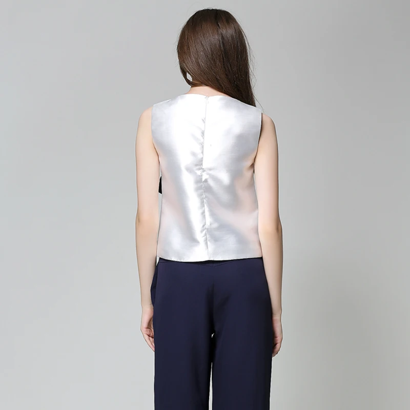 Floral Vest Female Series 2018 New Summer Fashion Sweet Clothing Appliques Patchwork Sleeveless Large Size Women's Waistcoat | Женская