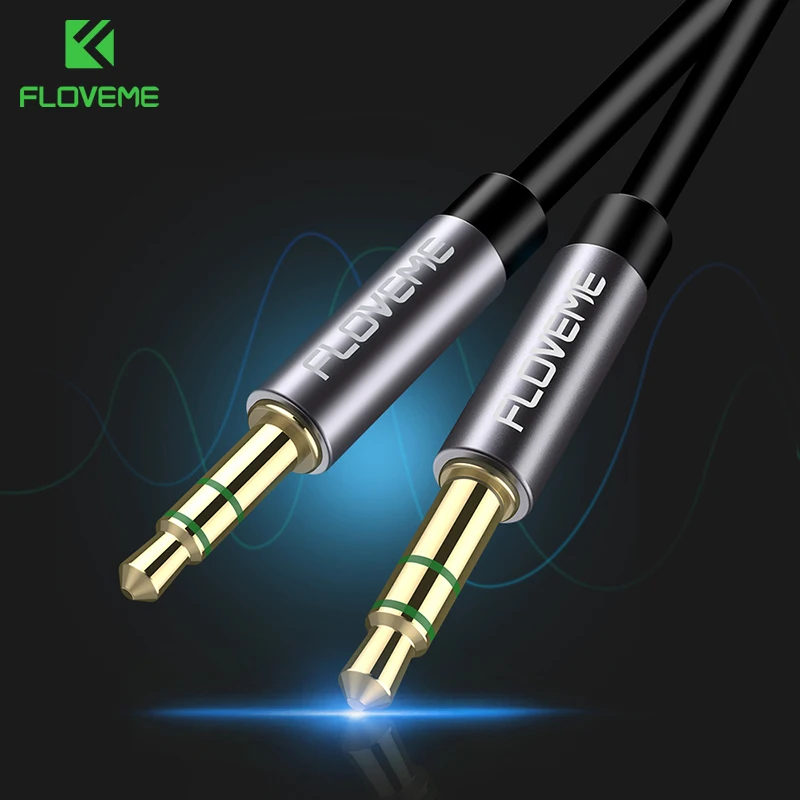 FLOVEME 3 5 мм Aux кабель Jack аудио штекер вспомогательный для автомобильных наушников