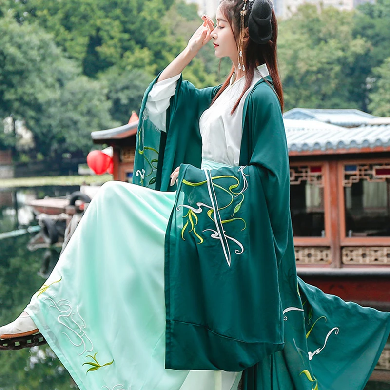 Hanfu древний костюм национальный для женщин hanfu Фея китайская династия платье