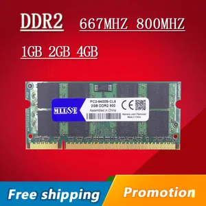 MLLSE 1gb 2gb 4gb DDR2 DDR 2 667 800 667mhz 800mhz PC2-5300 PC2-6400 sodimm so-dimm sdram Memory Ram Memoria For Laptop Notebook