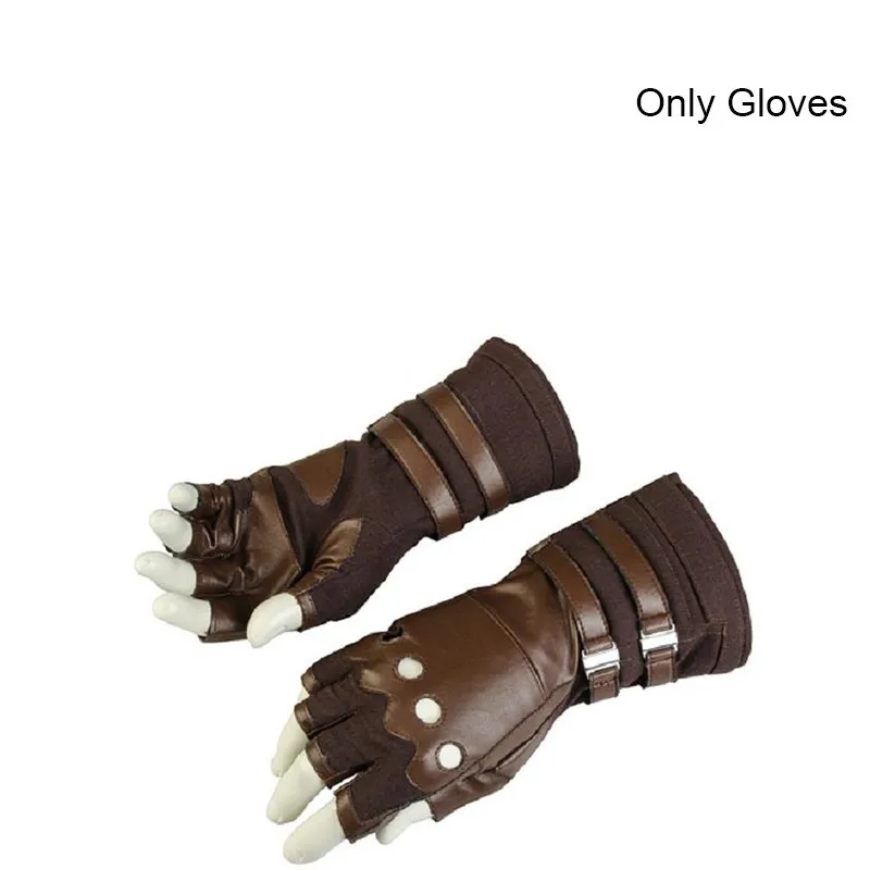 Only Gloves Мстители, бесконечные войны, костюм Капитана Америки Стива Роджерса, косплей супергероя, Хэллоуин, для взрослых, мужские перчатки, обувь, чехол на пояс - Цвет: Only Gloves