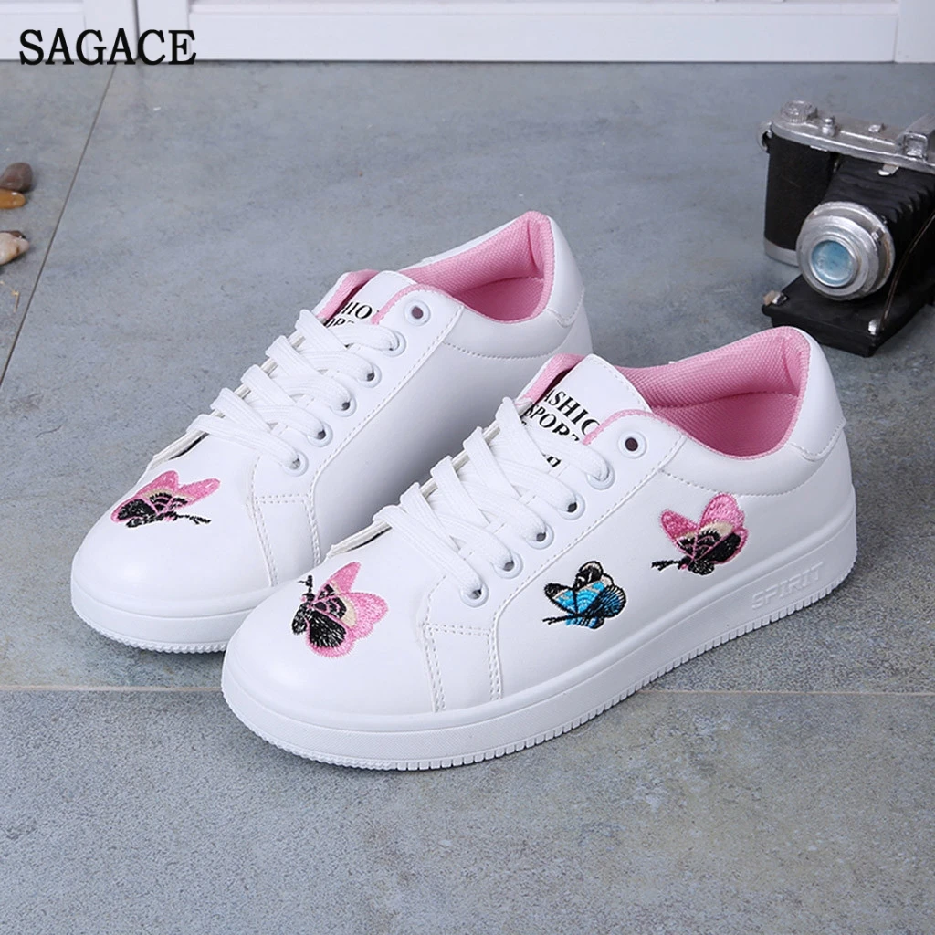 SAGACE классические модные женские белые кроссовки для студентов женская обувь на