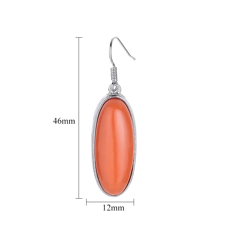 Новые Модные Акриловые овальные металлические Висячие серьги для женщин панк