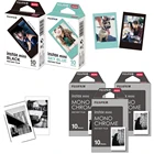 Оригинальный Fujifilm Instax Mini 8 пленка моно хромчерныйнебесно-голубой (5-Packs) для Fuji Instant Mini 7s 8 25 50s 70 90 камера SP-2