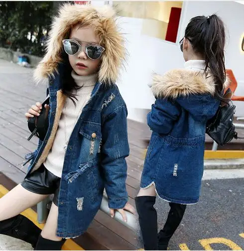 Новинка 2017 года куртка для девочек зимняя или Осенняя верхняя одежда активных