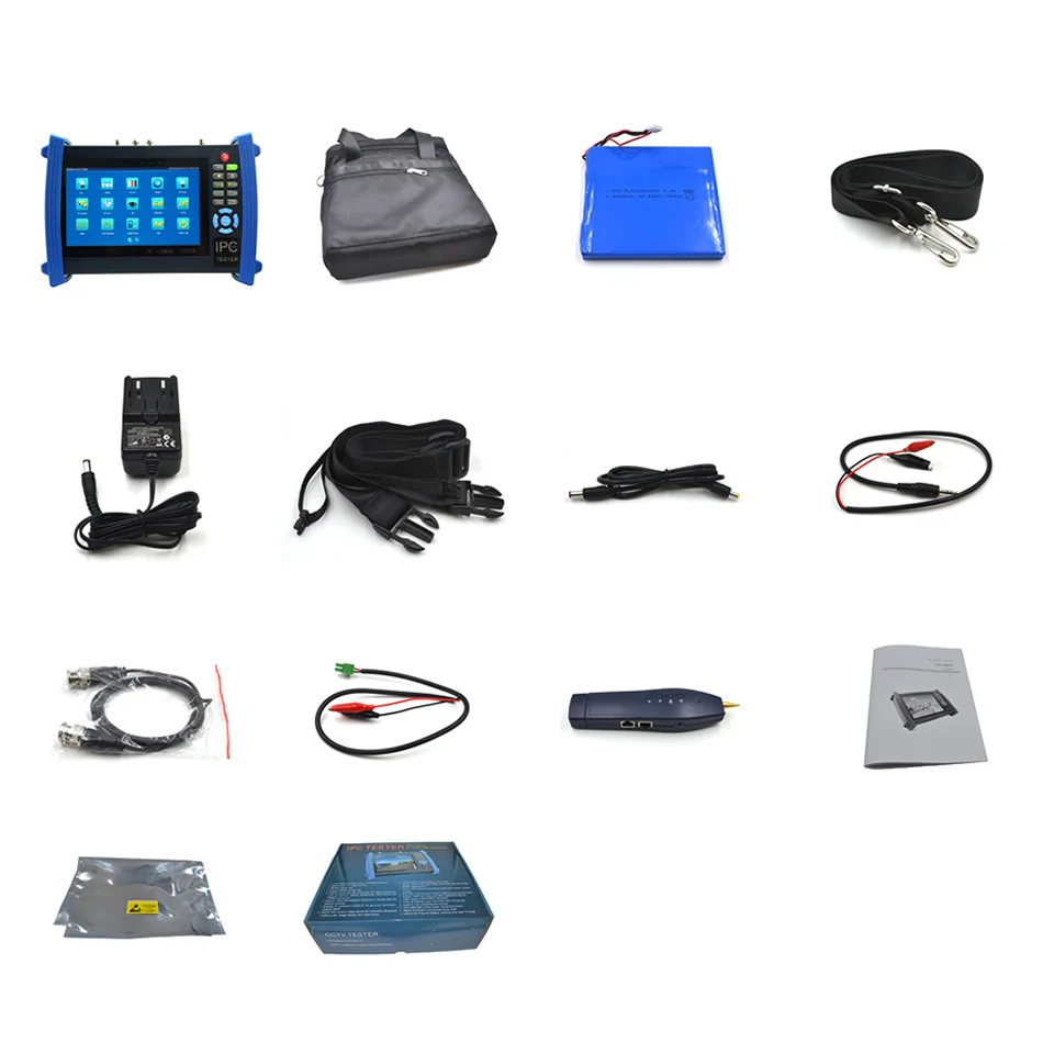 Wsdcam 8600 Серия 7 дюймов ip-камера тест er монитор CCTV Тест er Anolog тест 1080P POE ONVIF 4K H.265 HDMI In& Out RJ45 TDR