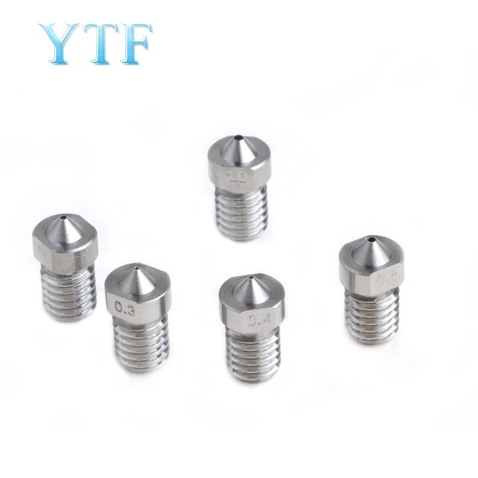 E3D V6 & V5 титановый сплав TC4 насадка j головка экструдер 0 3/0 4/0 6/0 8/1 0/1 2/1 5 мм для 1 75