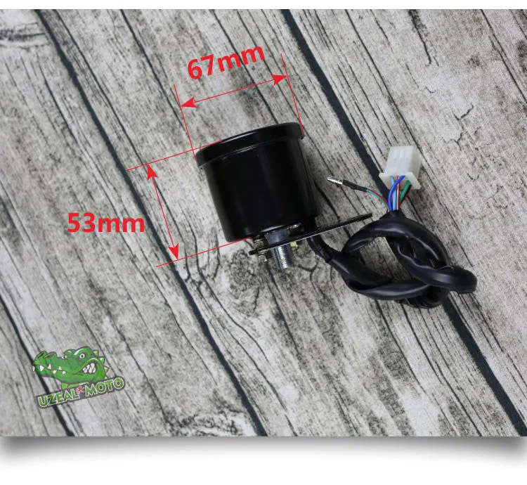Retro motorcycles custom universal mini Stainless steel mechanical odometer speedometer mash