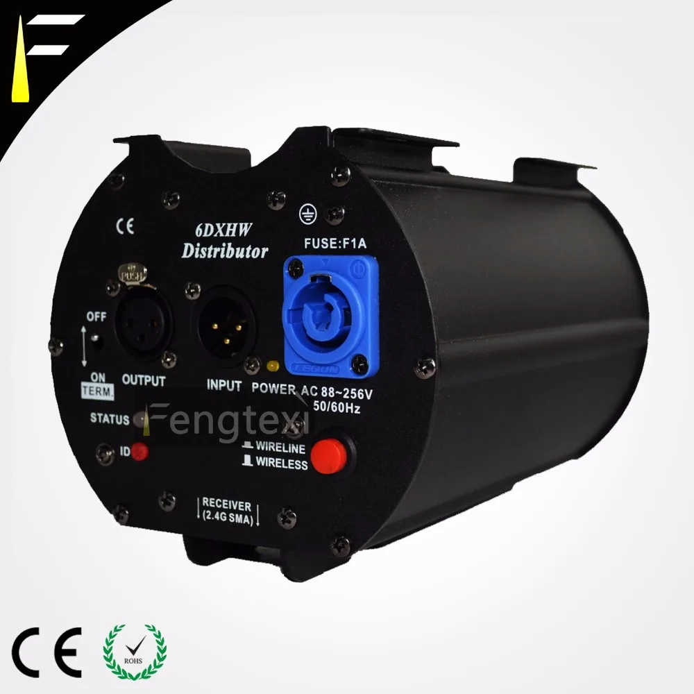 Диско световое оборудование беспроводной 6 DX DMX способ дистрибьютора с neutrik 3pins XLR