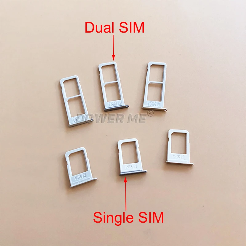 Dower Me OEM держатель лотка для sim-карты слот для samsung Galaxy S6 Edge Plus G928 Edge+ один двойной Запасная часть