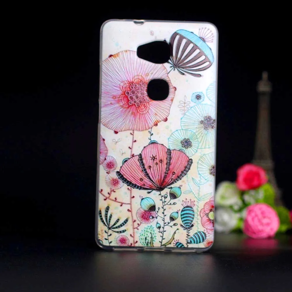 Чехол для Huawei Honor 5X GR5 силиконовая задняя крышка из ТПУ чехол 3D Ультратонкий 5 X