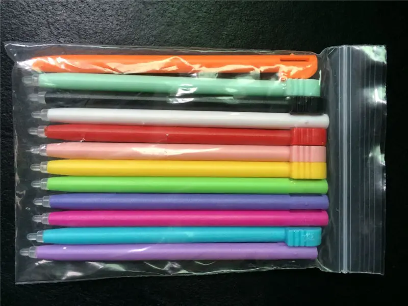 Лучшая цена Новый Стильный 12 шт./лот многоцветный ручной пластиковый сенсорный