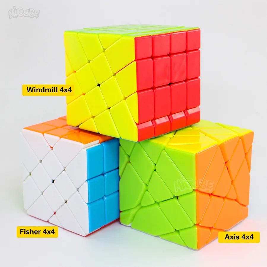 Fanxin Axis Fisher ветряная мельница 4x4 Cube Stickerless 4x4x4 Magic Cubes Higth Diffuclty профессиональная головоломка для детей