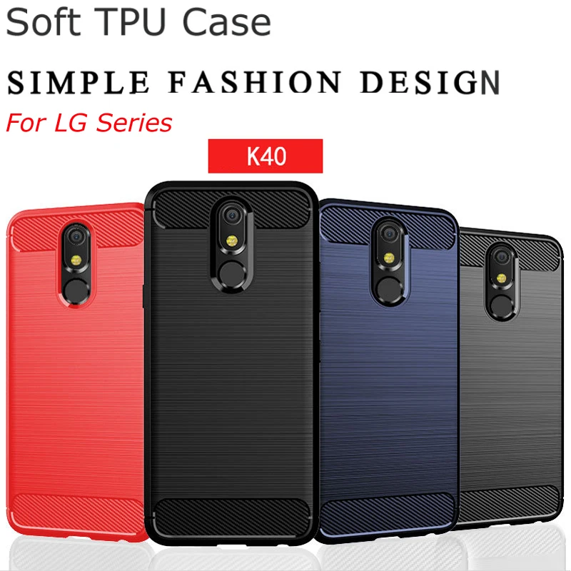 Esobest V50 ThinQ чехол из углеродного волокна с матовой текстурой для LG K40 K50 Q60 K12 PLUS ТПУ