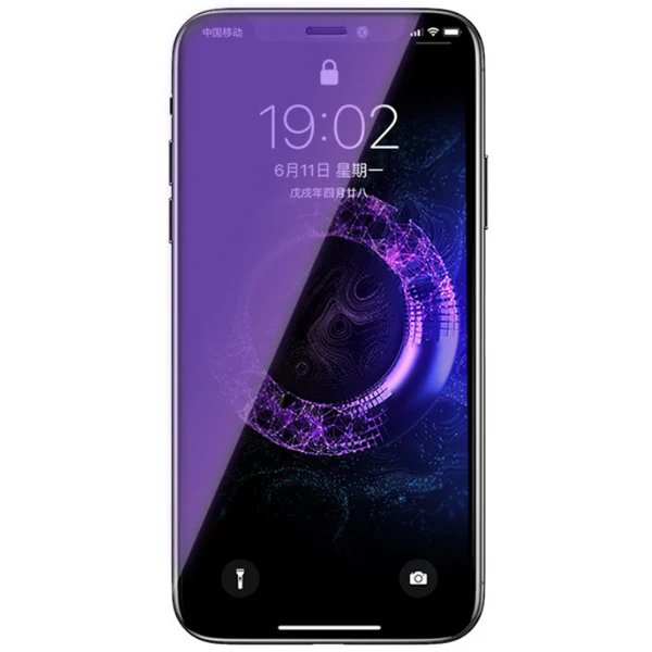 Benks тонкий 0,3 мм Полное покрытие закаленное стекло для iPhone XS 5," XR 6,1" HD анти Blu Ray Защитная пленка для экрана для XS MAX Plus 6,5" - Цвет: Anti Blue Ray