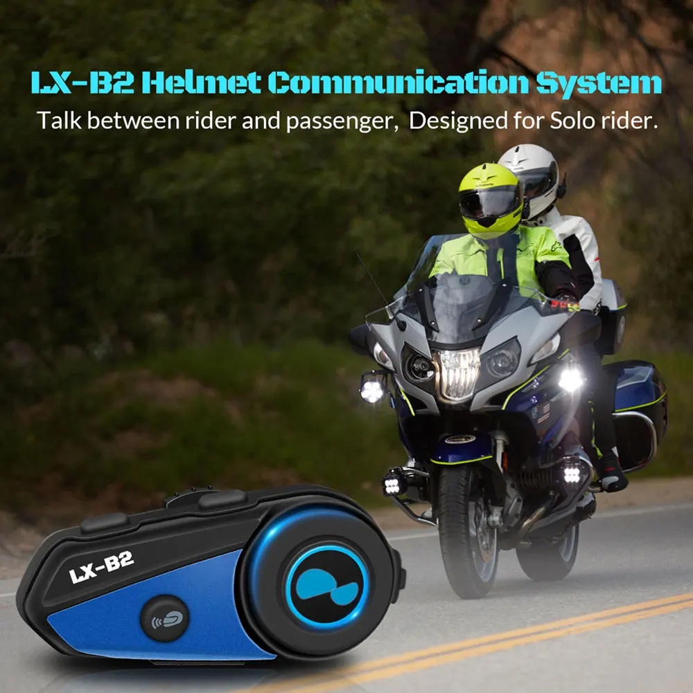 Новейший Lexin-B2 мотоциклетный Bluetooth шлем гарнитура Интерком BT беспроводной домофон intercomunicador bluetooth para motocicleta