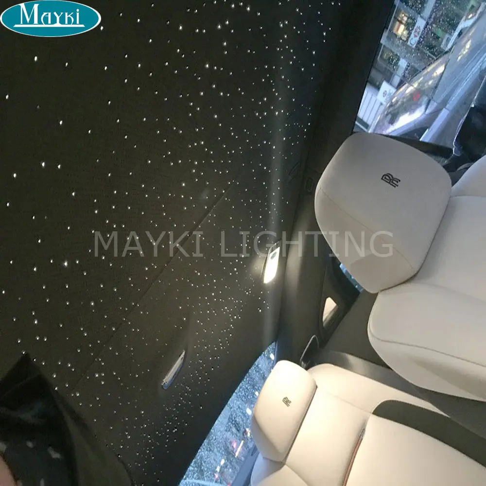 Maykit CREE чип 6 Вт RGB LED Волокно оптическое Двигатели для автомобиля с контроллером 12 В трансформатор для автомобилей освещенности и звезда декора крыши Оптика на авто оформление авто оптика на авто