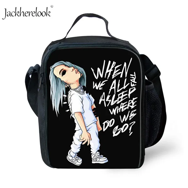 HK795G 3 шт./компл. Billie Eilish школьные сумки для подростков мальчиков и девочек хип-хоп детский школьный рюкзак раппер Женская Повседневная сумка детская книга Сумка - Цвет: HK795G