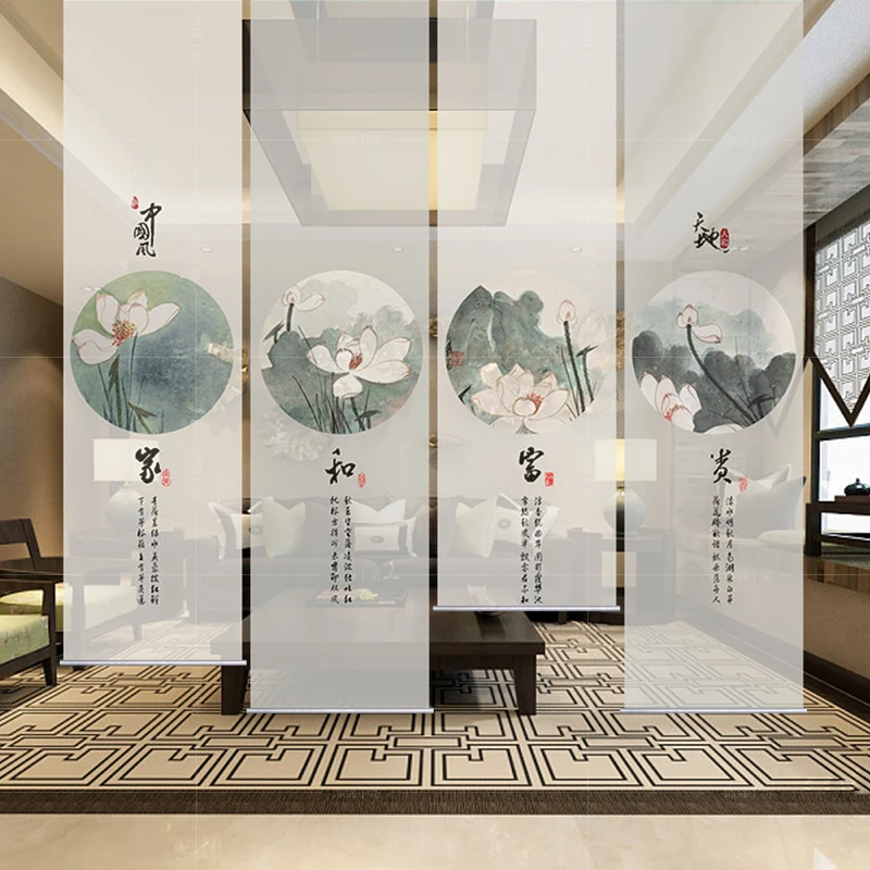 Занавеска &quotЛотос&quot комнату разделить Биомбо Экран узоры окна раздела шторы