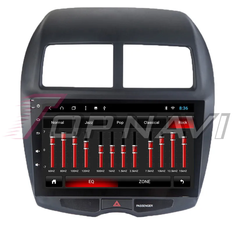 Автомобильный GPS плеер радио для Mitsubishi ASX 2013 10 1 '' Android 8 Topnavi автомобильная