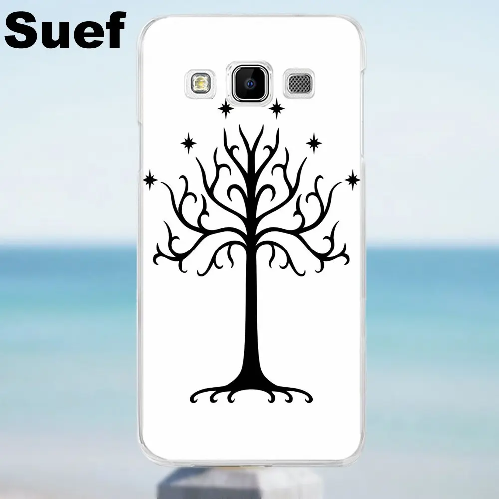 Suef Властелин колец дерево для Galaxy Alpha Core Prime Note 2 3 4 5 S3 S4 S5 S6 S7 S8 mini edge Plus TPU