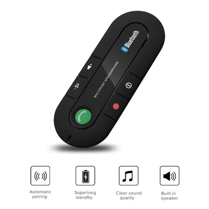 Беспроводной Bluetooth Handsfree автомобильный набор динамик телефон динамик для Mp3 телефона Chz