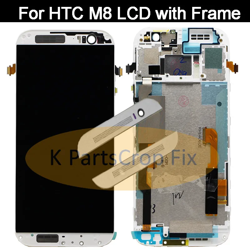ЖК дисплей для HTC ONE M8 кодирующий преобразователь сенсорного экрана в сборе 1920x1080