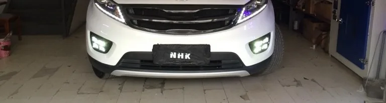 

Передняя решетка из углеродного волокна для KIA Sportage 2015, автозапчасти