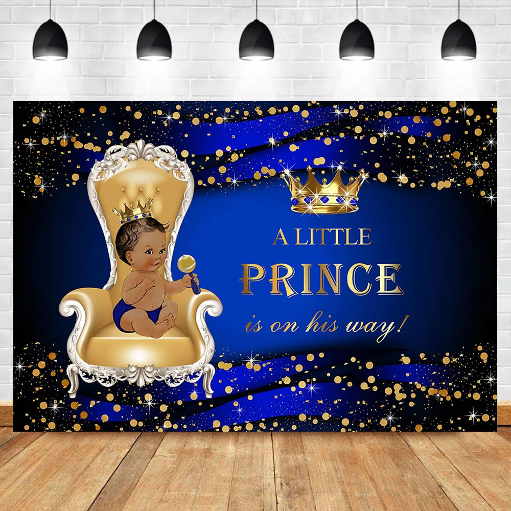 Фон для фотосъемки с изображением Маленького принца королевского голубого