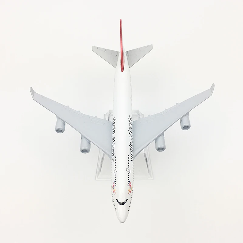 Виргинская модель аэроплана Boeing 747 самолет 16 см металлический сплав литье под давлением 1:400 модель самолета для детей