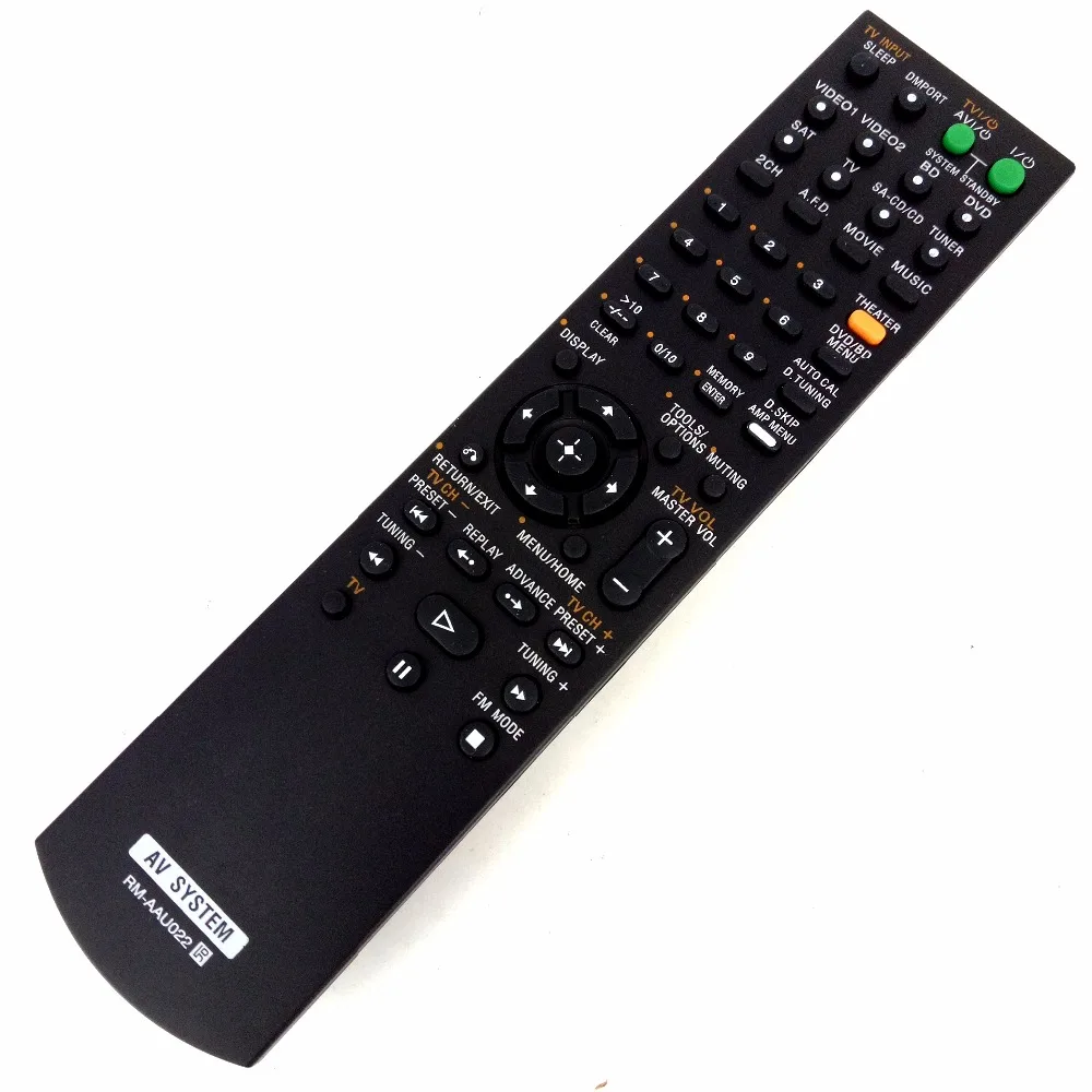 

(2pcs.lot)NEW remote control For SONY AV SYSETM RM-AAU022 STR-KS2300 STR-DG520 STR-DG520B RM-AAU055 RM-AAU029 RM-AAU021