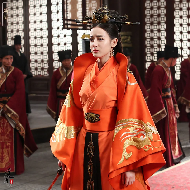 4 вида конструкций ReBa GongSun Li красная нежная императрица ханьфу династии Цинь для телевизионной игры женщина короля Легенда принцессы ли