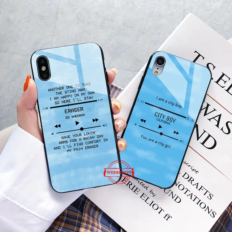 Стеклянный чехол для Apple iPhone 11 Pro X XS Max 6 6S 7 8 Plus 5 5S SE | Мобильные телефоны и