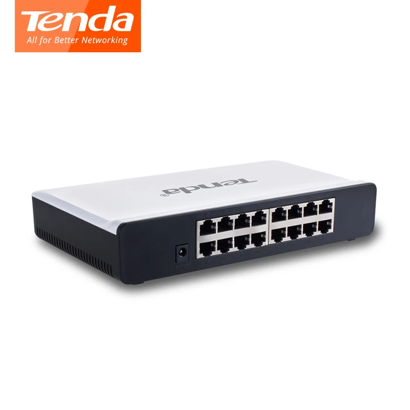 Tenda S16 16 Порты 10/100 м сети переключатели 3,2 Гбит/с коммутации Ёмкость быстрому включению
