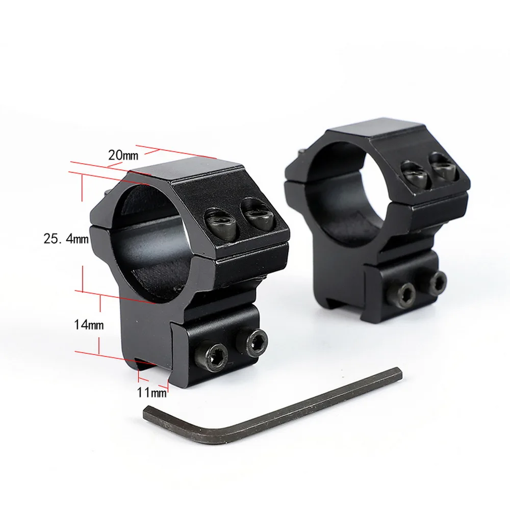 Ohhunt охотничьи Тактические аксессуары 25 4 мм 1 &quot2 шт. Airgun кольца среднего профиля с